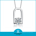 Heart Shape Sterling Silver Necklace for Women (N-0089)